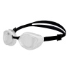Очки для плавания Arena Air-Bold Swipe 004714-100, прозрачные линзы, белый/черный