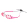 Очки для плавания детские Arena Spider JR 92338-902, розовые линзы, розовый/белый