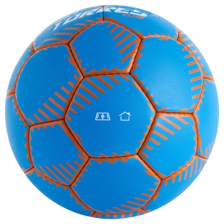 Мяч гандбольный Torres Club H32442, ПУ, 5 подкл. слоев, руч. сшивка, синий, разм. 2