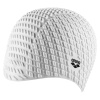 Шапочка для плавания Arena Bonnet Silicone 001914-201, для длинных волос, силикон, белый