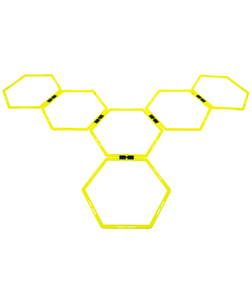 Кольца (обручи) координационные Jogel JA-216, 6 шт., салатовый