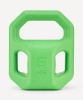 Гиря пластиковая BaseFit DB-505, 6 кг, зеленый