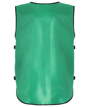 Манишка Jogel JBIB-2001, детская, двухсторонняя, синий/зеленый