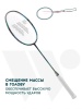 Ракетка для бадминтона Wish Carbon Pro 98, карбон, серый/зеленый