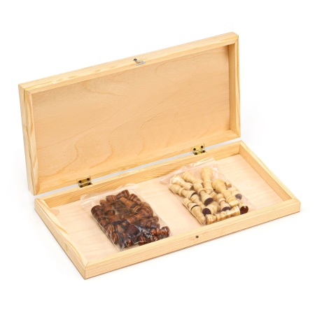 Шахматы Гроссмейстерские арт. 2879454, 430 х 430 мм, король 9 см, пешка 3,5 см, дерево