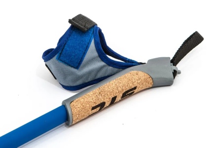 Палки лыжные STC Cyber, гибрид, синий