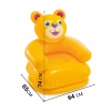 Кресло надувное Intex "Мишка" 68556NP, 65 х 64 x 74 см, от 3 до 8 лет, желтый