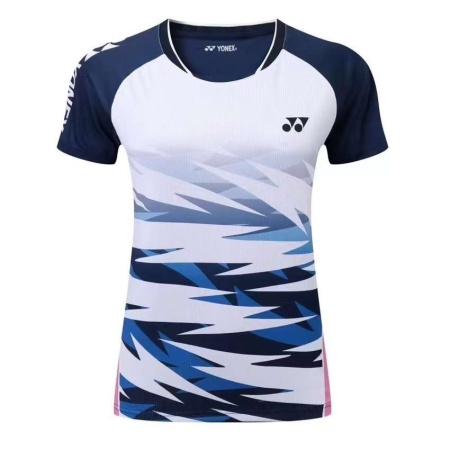 Футболка для бадминтона Yonex 6276В, женская, белый/синий