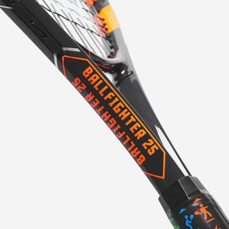 Ракетка для большого тенниса Babolat BallFighter 25", арт. 140241, для 9-10 лет, алюм., черн./оран.