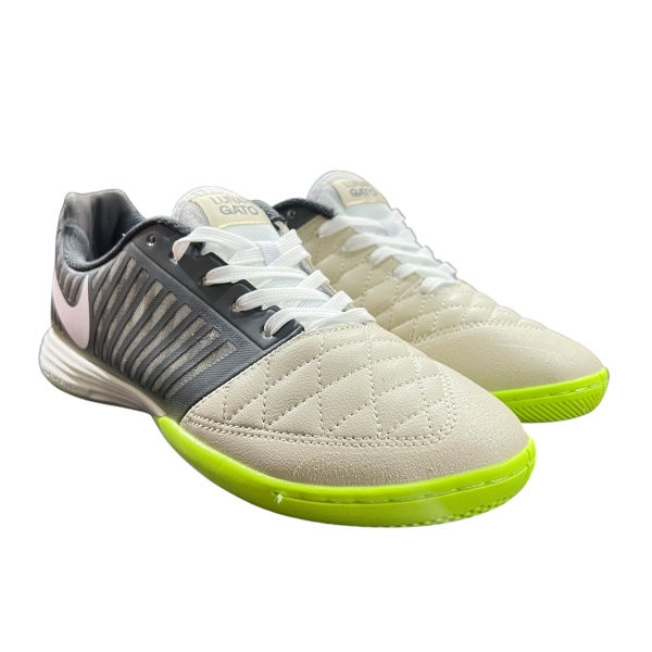 Футзалки Nike Lunar Gato II 580456-010 (арт. 9816), бежевый/серый