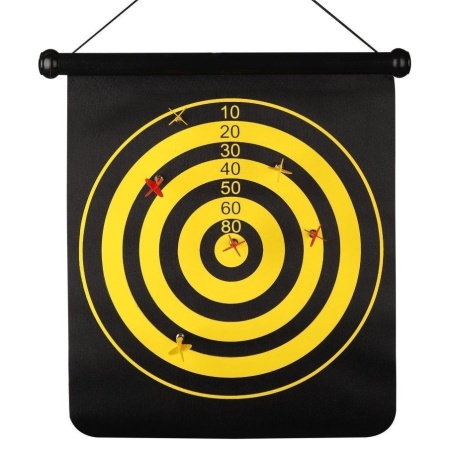 Дартс Indigo, магнитный, диам. 12", дротики 6 шт.