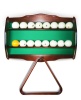 Полочка для бильярдных шаров StartBilliards П-2, сосна, корич./зелен.