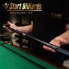 Кий бильярдный Start Billiards Карбон BXG3902, двухсоставный, 160 см, черный