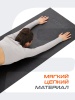 Коврик для йоги StarFit FM-101, ПВХ, 3 мм, разм. 183 х 61 см, черный