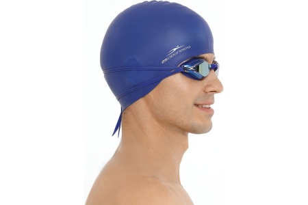 Шапочка для плавания 25Degrees Nuance Navy 25D21004A, силикон, темно-синий