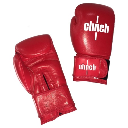 Перчатки для бокса Clinch Replica, красный, разм. 12 ун