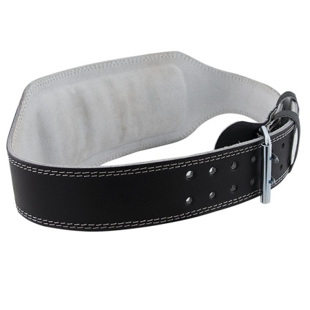 Пояс для тяжелой атлетики Torres PRL619018, шир. 15 см, нат.прес.кожа, черный