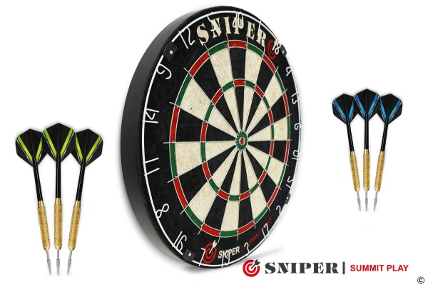 Дартс Sniper Summit Play SSP-17BG, диам. 17", дротики 6 шт.