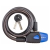 Замок для велосипеда Stels 87701, тросовый, кодовый, 180 см, диам. 10 мм, черный