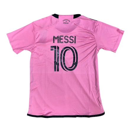 Форма футбольная детская клубная Inter Miami Messi, розовый/черный