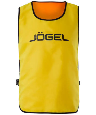 Манишка Jogel Reversible Bib, детская, двухсторонняя, оранжевый/лаймовый, разм. YM