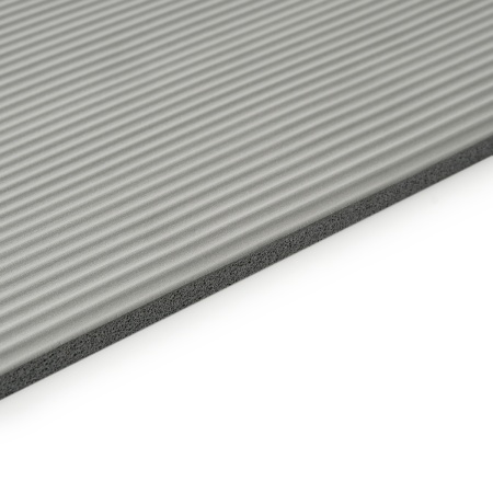 Коврик для йоги Torres Soft, YL10112, NBR (синт.каучук), 12 мм, разм. 183 х 61 см, серый
