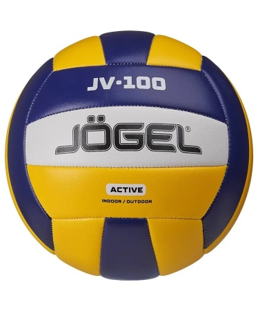 Мяч волейбольный Jogel JV-100 (ЦБ-00002644), синий/желтый
