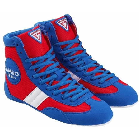 Борцовки для самбо Insane Attack IN22-SS100, синий, разм. 41