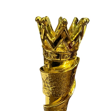 Статуэтка "Золотая корона" арт.SZ-057, глина, 26 см, золотой