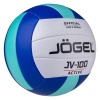 Мяч волейбольный Jogel JV-100, синий/мятный
