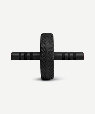 Ролик для пресса StarFit RL-104, диам. 18 см, черный/красный