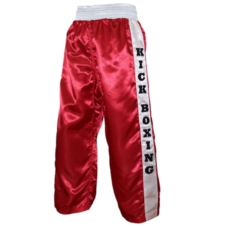Брюки для кикбоксинга Adidas арт. 8140, красный. разм. XS