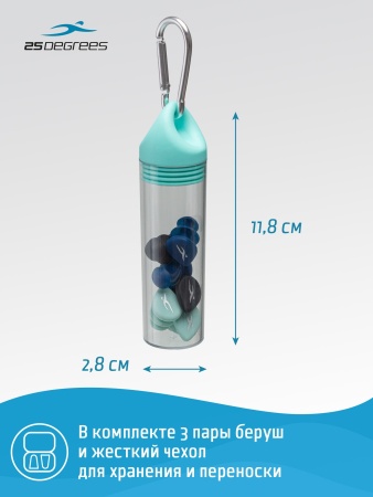 Набор для плавания 25Degrees (ЦБ-00004748): очки, шапочка, беруши