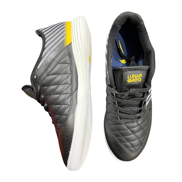 Футзалки Nike Lunar Gato II 580456-009 (арт. 9816), черный/темно-синий