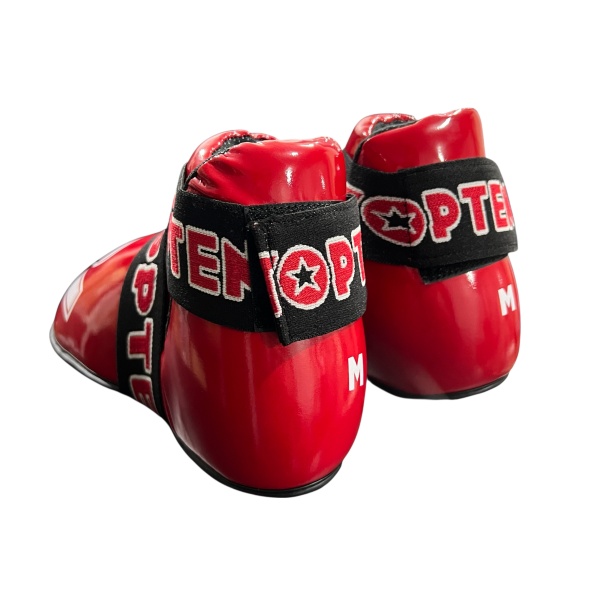 Галоши для кикбоксинга Top Ten арт.209, в сумке, красный