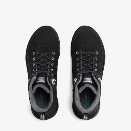 Ботинки Spine Jorden 905/1-01-01, нубук, черный