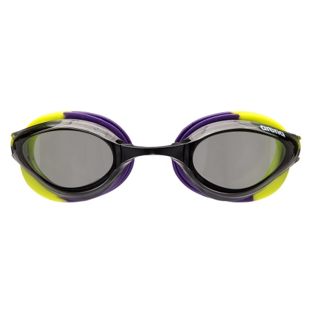 Очки для плавания Arena Python 1E762-111, темные линзы, желтый/фиолетовый