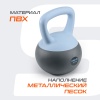 Гиря мягкая StarFit DB-601, 12 кг, ПВХ, холодный синий/темно-серый
