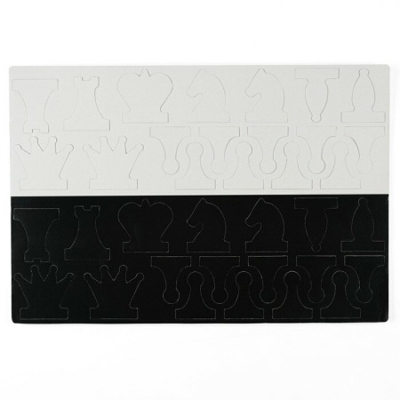 Фигуры магнитные для демонстрационных шахмат арт. 01941