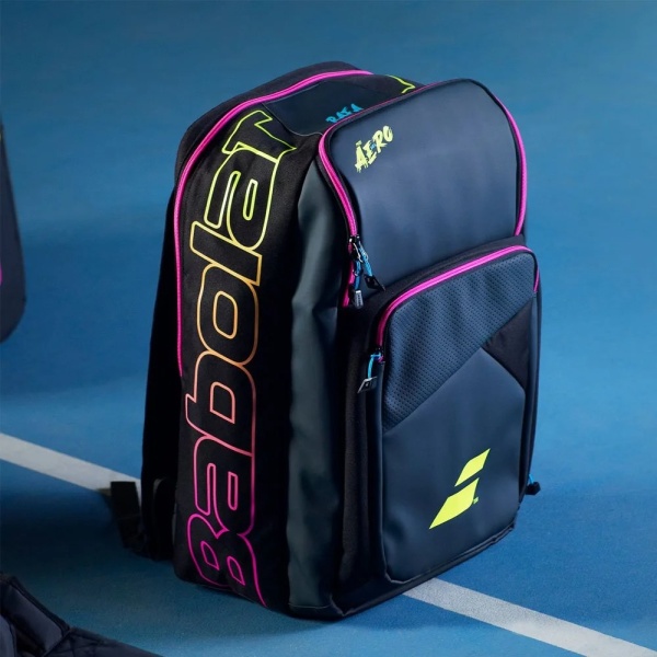 Рюкзак теннисный Babolat Pure Aero Rafa G2 753102-373, синий/желтый/розовый
