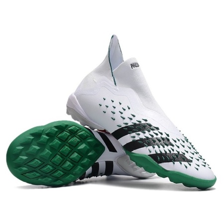 Футзалки Adidas Predator FZ01171-1, белый/зеленый