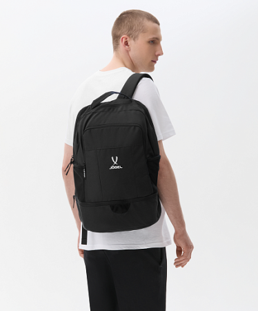 Рюкзак Jogel Camp Double Bottom 2.0, с двойным дном, 30 л, черный