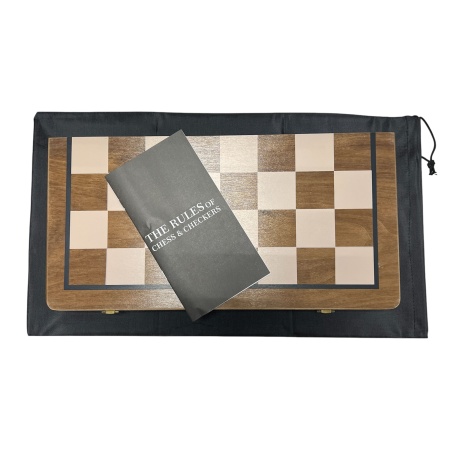 Шахматы-шашки Power Sports Magnetic Board C4501, разм. 390 х 390 мм, с чехлом, магнитные, дерево