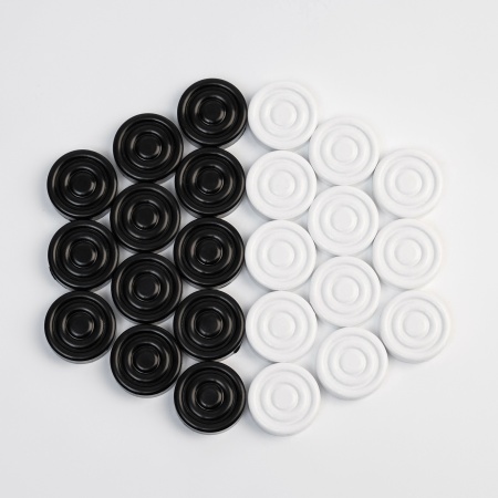 Шашки SimaLand Время Игры арт. 4871967, доска виниловая, фишки пластик 24 шт.