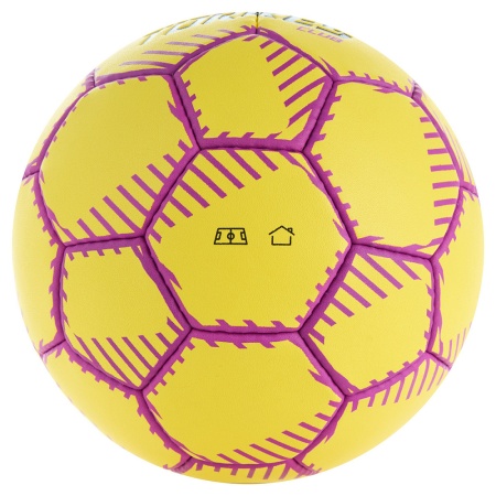 Мяч гандбольный Torres Club H32432, ПУ, 5 подкл. слоев, руч. сшивка, желтый, разм. 2