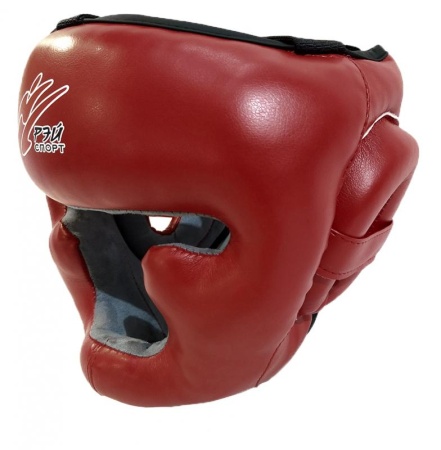 Шлем для бокса Ray Sport Мехико-2 Ш43ИВ, красный, разм. M