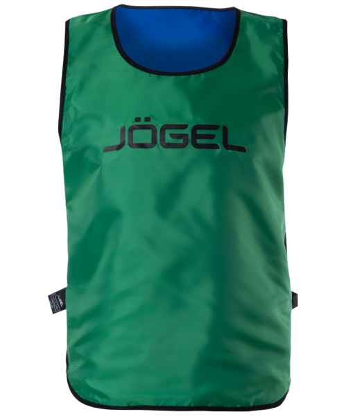 Манишка Jogel Reversible Bib, детская, двухсторонняя, синий/зеленый, разм. YM