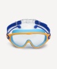 Очки-маска для плавания с берушами 25Degrees Fusion Navy/Blue/Orange 25D25001, детский, синий/оранж