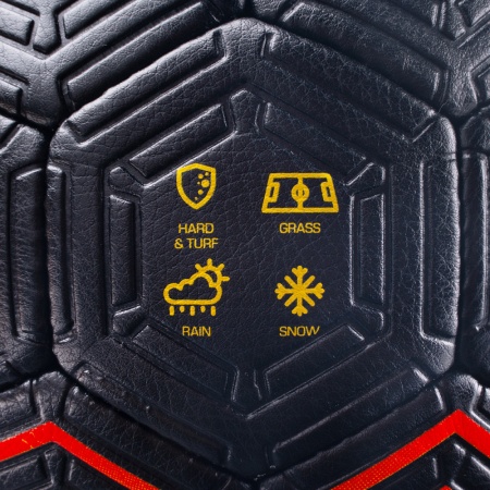 Мяч футбольный Torres Freestyle Grip F323765, разм. 5, черный/желт/крас