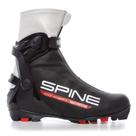Ботинки лыжные Spine Concept Skate 296, NNN, черный/красный